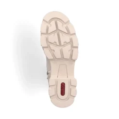 Best Rieker Krotkie Botki Damskie W Kolorze Waniliowego Bezu