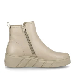 Clearance Rieker Krotkie Botki Damskie W Kolorze Kremowo-Bezowym