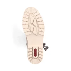 Clearance Rieker Krotkie Botki Damskie W Kolorze Jasnego Bezu
