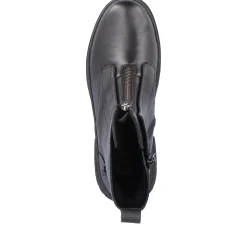 Clearance Rieker Krotkie Botki Damskie Midnight Black