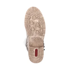 New Rieker Krotkie Botki Damskie W Kolorze Piaskowego Bezu