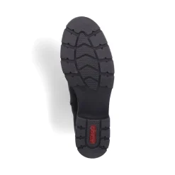 Clearance Rieker Krotkie Botki Damskie , Nocne, Czarne