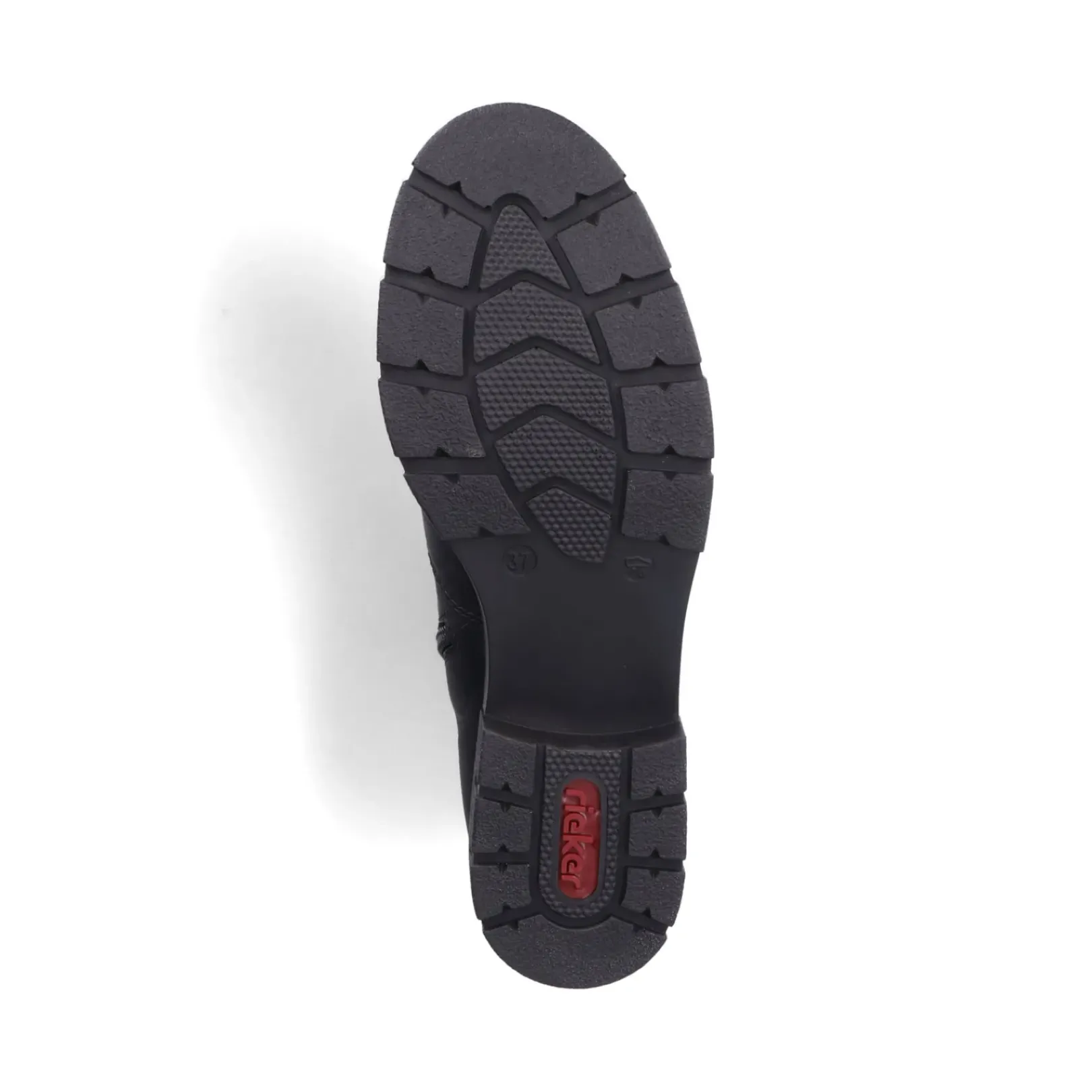 Clearance Rieker Krotkie Botki Damskie , Nocne, Czarne