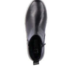 Sale Rieker Krotkie Botki Damskie Deep Black