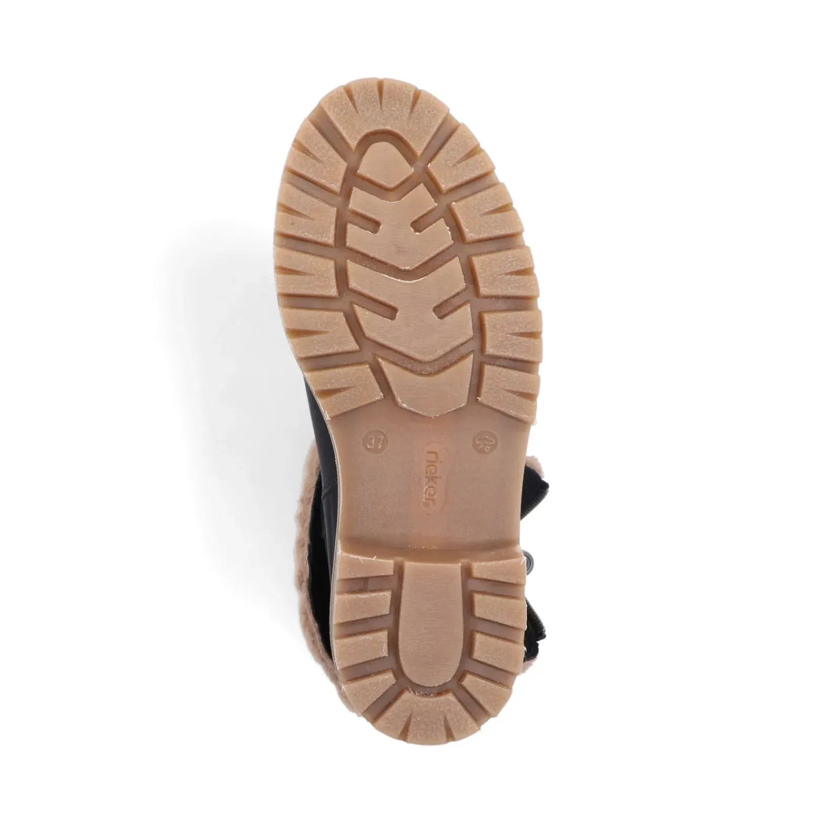 Fashion Rieker Krotkie Buty Damskie , Asfaltowe, Czarne