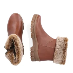 Outlet Rieker Krotkie Buty Damskie Noisette