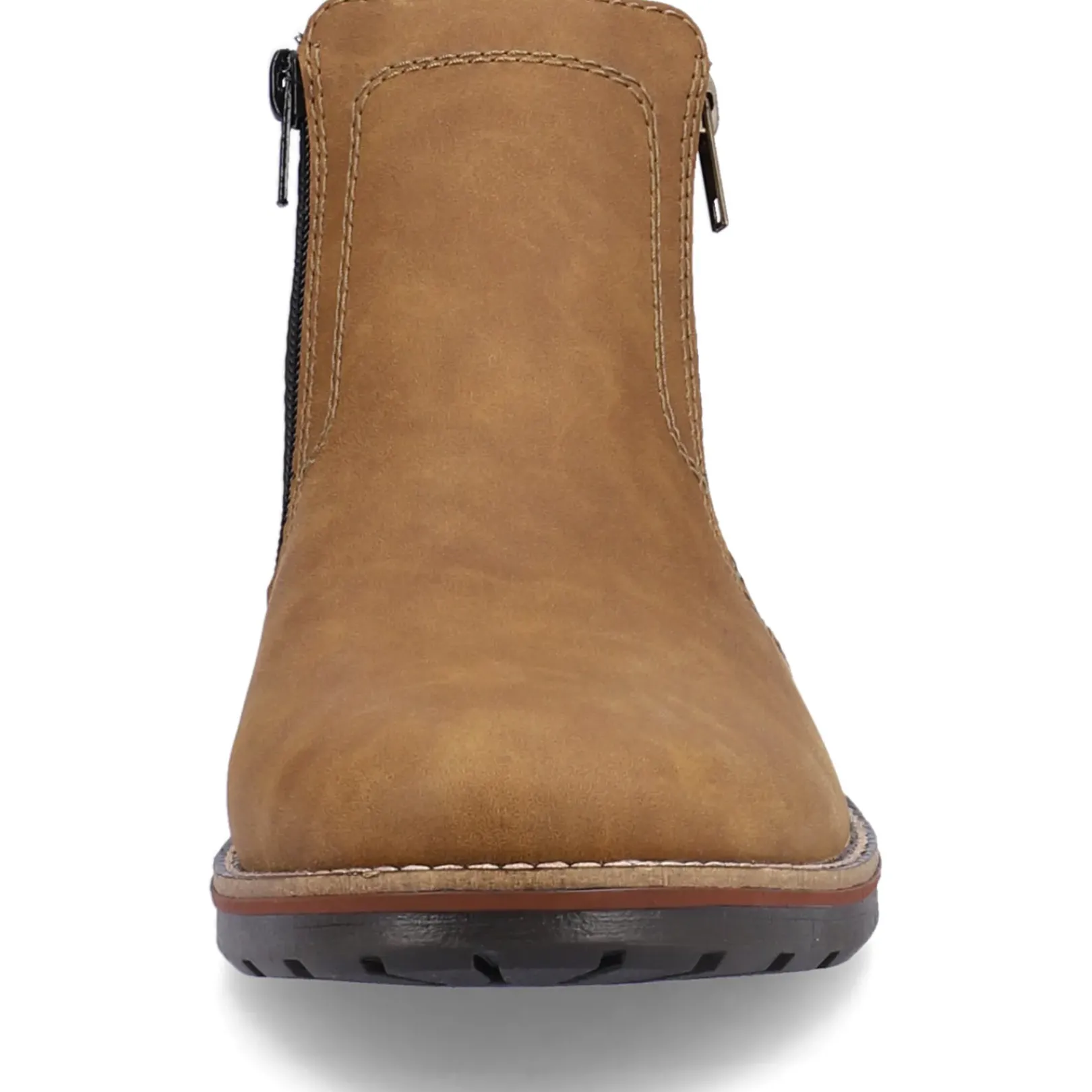 Fashion Rieker Krotkie Buty Meskie W Kolorze Nugatowo-Brazowym