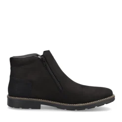 Clearance Rieker Krotkie Buty Meskie W Kolorze Ciemnej Czerni