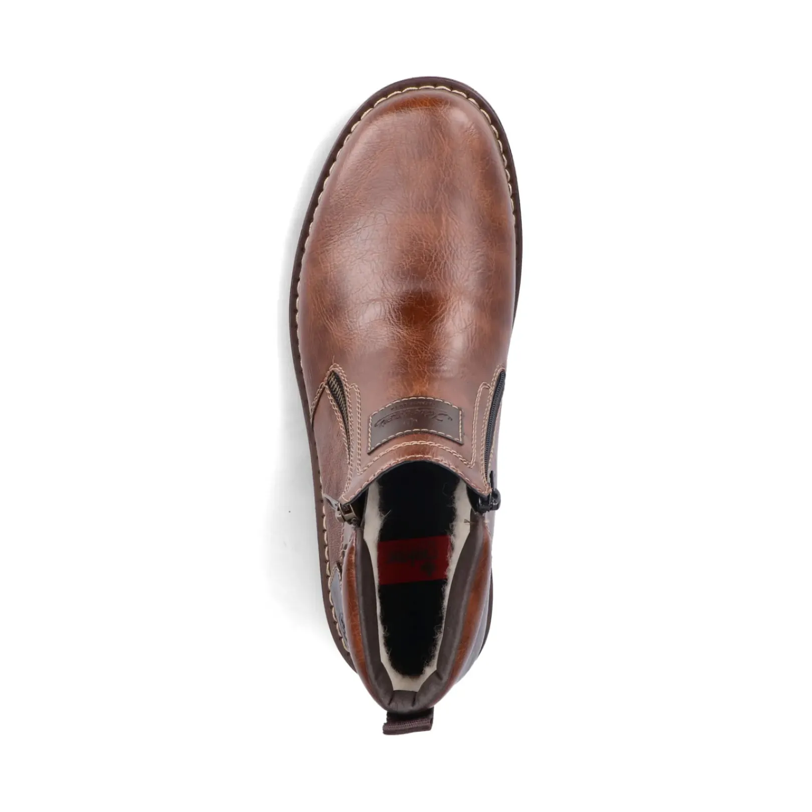 Clearance Rieker Krotkie Buty Meskie W Kolorze Kawowego Brazu