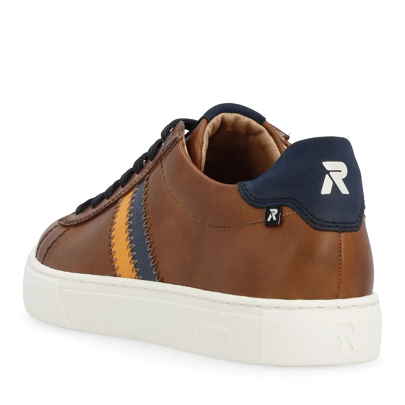 New Rieker Meskie Brazowe Tenisowki Low Nut