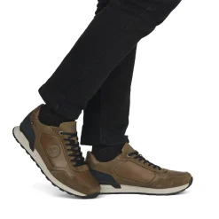 Clearance Rieker Meskie Brazowe Tenisowki Low Nut
