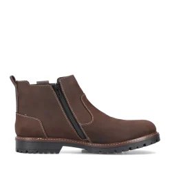 New Rieker Meskie Buty Chelsea W Kolorze Lesnego Brazu