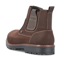 New Rieker Meskie Buty Chelsea W Kolorze Lesnego Brazu