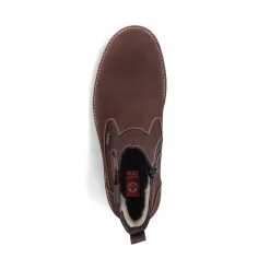 New Rieker Meskie Buty Chelsea W Kolorze Lesnego Brazu