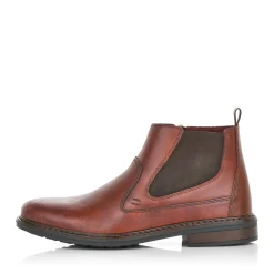 Best Rieker Meskie Buty Chelsea W Kolorze Kawowo-Brazowym