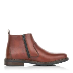 Best Rieker Meskie Buty Chelsea W Kolorze Kawowo-Brazowym