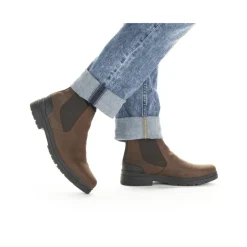 Hot Rieker Meskie Buty Chelsea W Kolorze Karmelowo-Brazowym