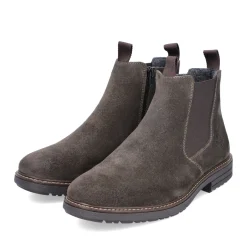 Online Rieker Meskie Buty Chelsea W Kolorze Orzechowo-Brazowym