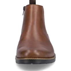 Best Rieker Meskie Buty Chelsea W Kolorze Orzechowo-Brazowo-Czarnym
