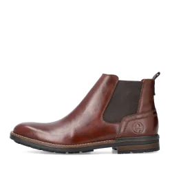 Discount Rieker Meskie Buty Chelsea W Kolorze Kasztanowo-Brazowym