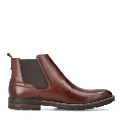 Discount Rieker Meskie Buty Chelsea W Kolorze Kasztanowo-Brazowym