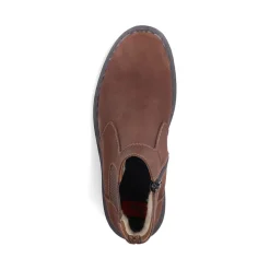 Sale Rieker Meskie Buty Chelsea W Kolorze Nugatowo-Brazowym