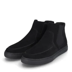 Clearance Rieker Meskie Buty Chelsea Night Black