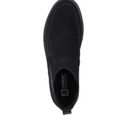 Clearance Rieker Meskie Buty Chelsea Night Black