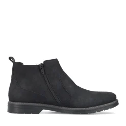 Best Rieker Meskie Buty Chelsea W Kolorze Kruczoczarnym