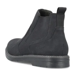 Best Rieker Meskie Buty Chelsea W Kolorze Kruczoczarnym