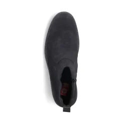 Best Rieker Meskie Buty Chelsea W Kolorze Kruczoczarnym