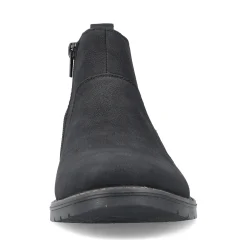 Best Rieker Meskie Buty Chelsea W Kolorze Kruczoczarnym