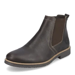Sale Rieker Meskie Buty Chelsea W Kolorze Czarno-Brazowym