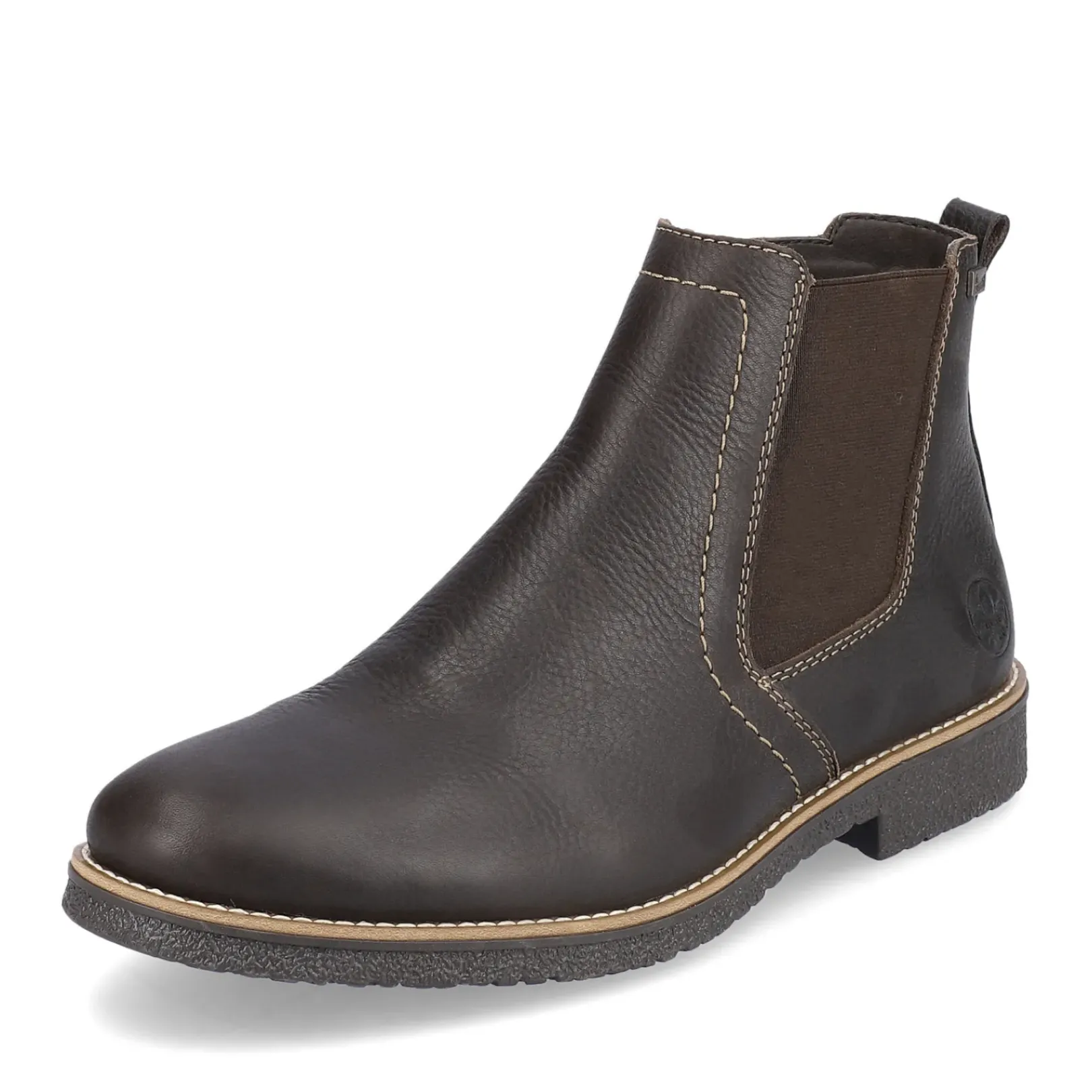 Sale Rieker Meskie Buty Chelsea W Kolorze Czarno-Brazowym