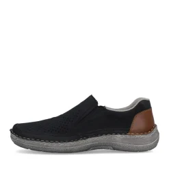 Discount Rieker Meskie Klapki W Kolorze Oceanicznego Blekitu