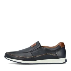 New Rieker Meskie Klapki W Kolorze Oceanicznego Blekitu