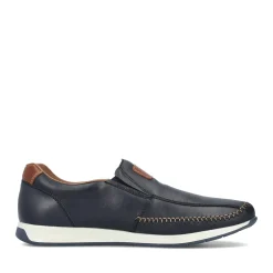 New Rieker Meskie Klapki W Kolorze Oceanicznego Blekitu