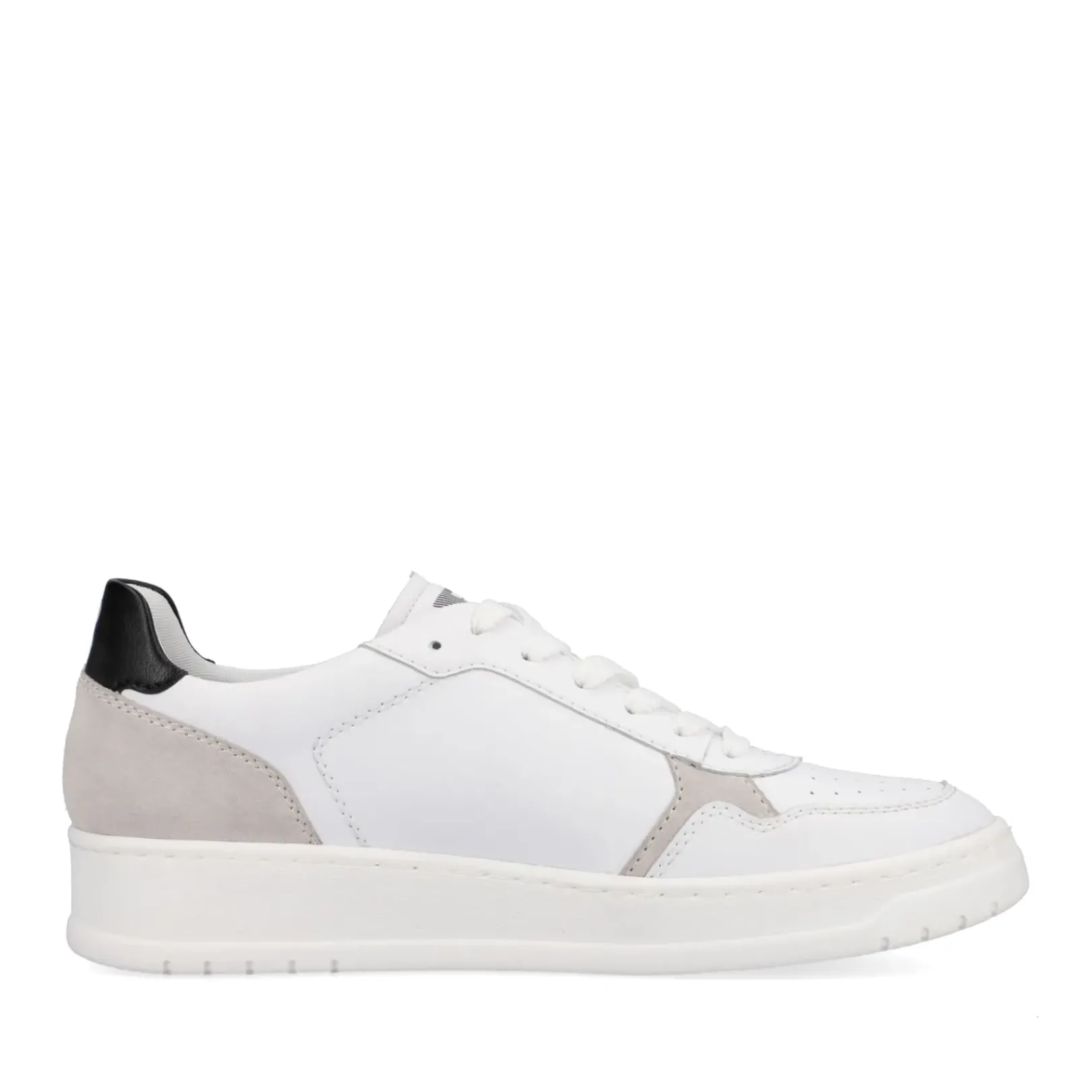 Sale Rieker Meskie Niskie Tenisowki Brilliant-White Grafit-Szary