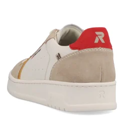 Hot Rieker Meskie Niskie Tenisowki Vanilla-White Clay-Beige