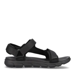 Fashion Rieker Meskie Sandaly Trekkingowe Deep Black