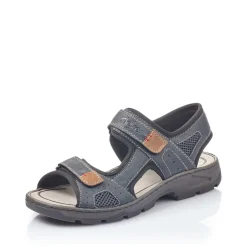 Best Rieker Meskie Sandaly Trekkingowe W Kolorze Oceanicznego Blekitu