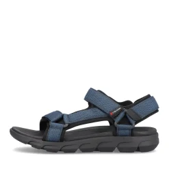 Outlet Rieker Meskie Sandaly Trekkingowe W Kolorze Ciemnoniebieskim