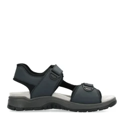 Clearance Rieker Meskie Sandaly Trekkingowe W Kolorze Lupkowoniebieskim
