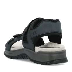 Clearance Rieker Meskie Sandaly Trekkingowe W Kolorze Lupkowoniebieskim