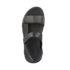 Discount Rieker Meskie Sandaly Trekkingowe Midnight Black