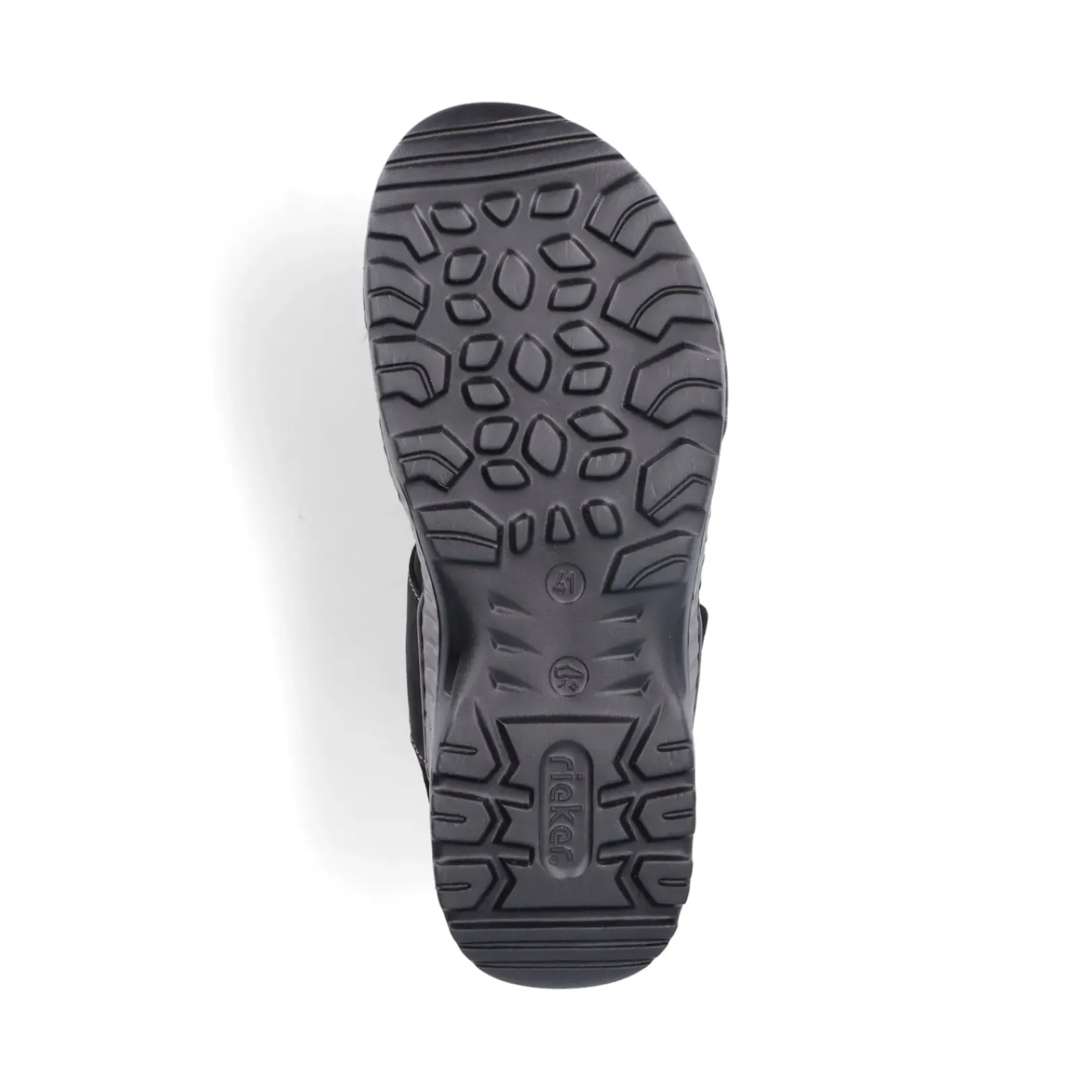 Outlet Rieker Meskie Sandaly Trekkingowe W Kolorze Asfaltowo-Czarnym