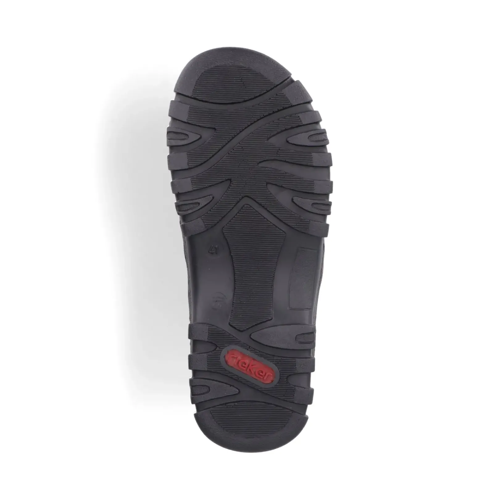 Fashion Rieker Meskie Sandaly Trekkingowe W Kolorze Ciemnej Czerni