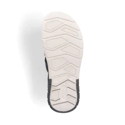 Discount Rieker Meskie Sandaly Trekkingowe W Kolorze Stalowoniebieskim