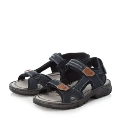 Best Rieker Meskie Sandaly Trekkingowe W Kolorze Morskiego Blekitu