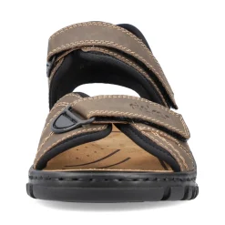 Discount Rieker Meskie Sandaly Trekkingowe W Kolorze Espresso W Kolorze Brazu